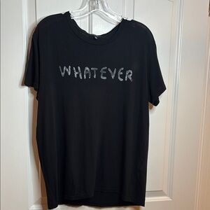 EUC R13 Women’s Black Whatever Boy T-Shirt size Small